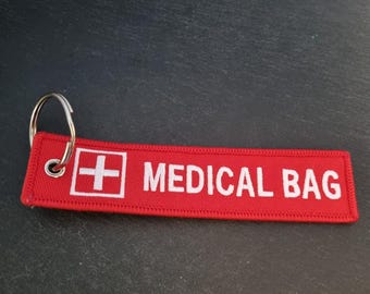 Emergency Medical Alert Meical Bag - Epipen Inside · Medical Alert Keychain - Diabetes - Allergy - Inhaler inside · First Aid Tag · Medical