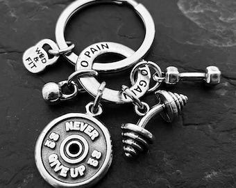 GYM Gift Custom Keychain AMRAP Workout. Bent Barbell Bodybuilding - Gym Gifts-  Weightlifetr Keychain - Fitness Gift - Gym Gift · Wod & Fit