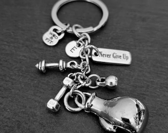 Boxing Glove Keychain Fury - Boxing Coach gift - Muay Thai Gifts·ufc gloves MMA- Boxing Gifts -Boxing love gifts - Gift for Boxing Wod & Fit