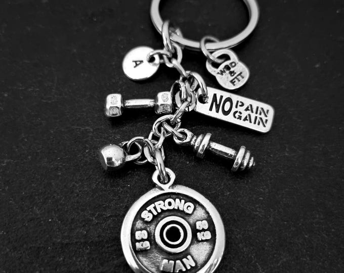 Gym Personalized Keychain STRONG MAN Workout Personalized Gift · DAD Gift· Boyfriend Gift · Best Coach Gift · Bff Gifts · Best Man Wod & Fit