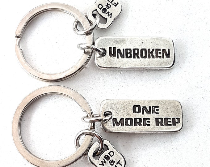 Personalised Keyring Motivation Gift · Mentor gift · Bff Gifts · gift tags · thank you gift· thinking of you gift· Boyfriend Gift· Wod & Fit