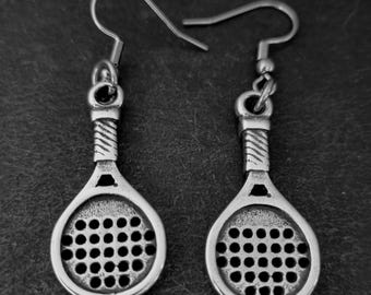 Padel Earrings Padel Tennis Gift for Padel Lover -Gift for Padel -Padel Tennis Woman -Paddle tennis Gift- Padel Pendant - Wod & Fit