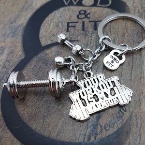 Custom Keychain GYM Bench Press Workout Gifts · Gym Motivation · Coach gift · Personalized Gift · Bodybuilding · Bff Gifts · Sport·Wod & Fit