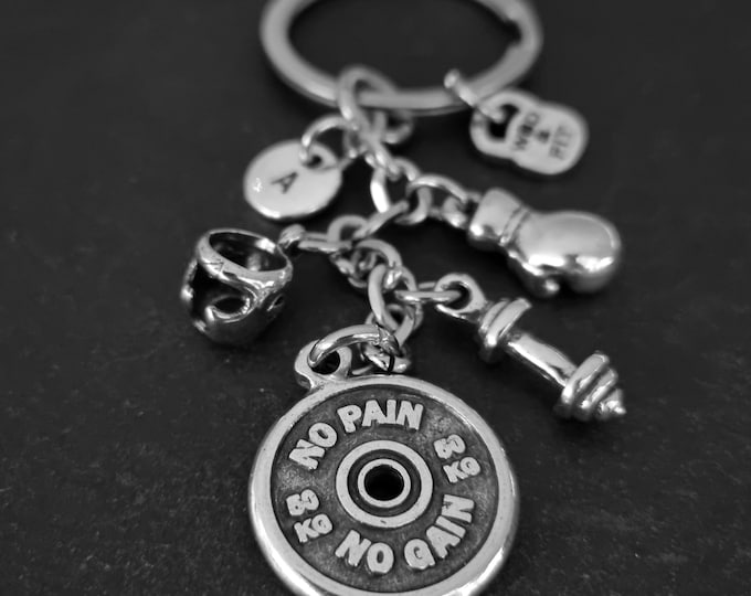 Motivational Boxing Glove Keychain - Personalized Boxing Coach Gift - MMA and UFC Lover · Custom Gift for Boxing Coach · GYM ·  Wod & Fit