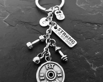 Custom Keychain FIT MOM Gifts for mom · Name Keychain · Personalized gift · Mom gifts · Best Mom Gift · BFF Gifts · Wife Gift ·Gym Wod & Fit