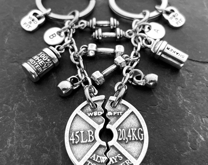Couples   GYM Keichains Weight Plate Always Together Whey Shaker Workout Gifts · Bodybuilding · Gym Gifts · Fitness ·Weightlifter Wod & Fit