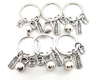 Set 6 Gym Personalized Key Ring Six Pack · Friendship Jewelry · Thank you gift · Team Gift · Coach Gifts · Bff Gifts · thank you · Wod & Fit