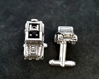 Cufflinks Off-roadCar- Bff Gift · Birthday gift · Accessories Offroad Gift - 4x4 Gifts For Her - Wedding- Off Road - Car Cufflinks gift