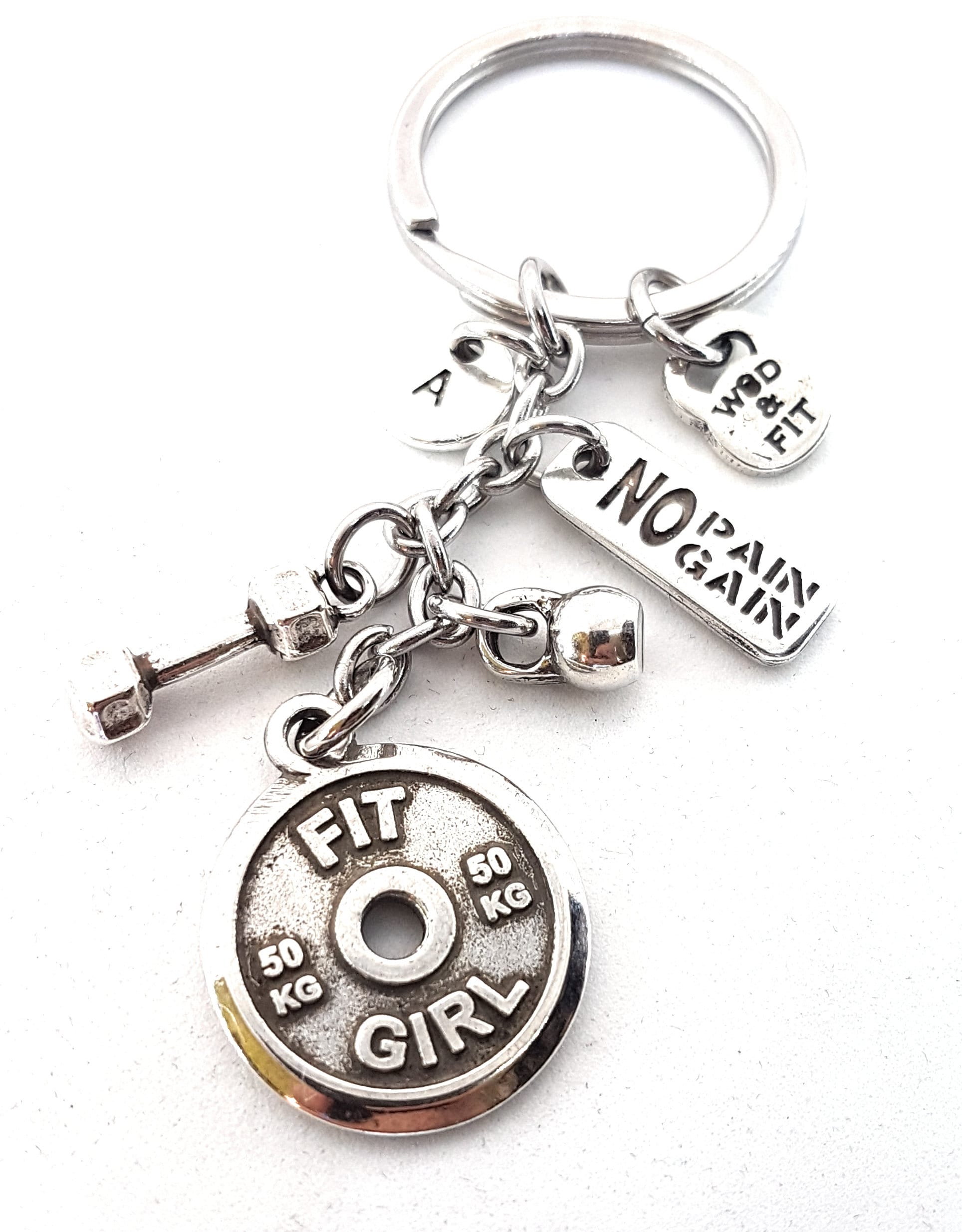 Gym Keychain FIT GIRL Gym Gifts · Custom gift · Bodybuilding · Workout