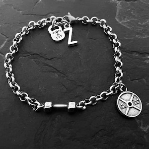 Gym Bracelet Dumbbell Motivation Workout Gifts · Bodybuilding · Fitness Gifts · Gym Gifts · Crosstraining Gift · Custom Bracelet · Wod & Fit