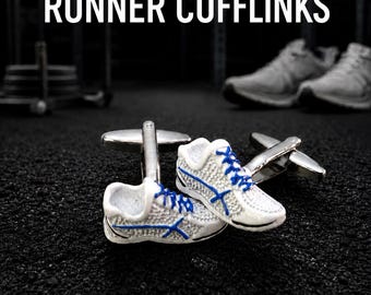 Runner Cufflinks.Coach Gift,Dad Gift,Father Gift,Fitness,Sport Cufflink,gift groom,Gift marriage,Dad Gift,Runner Man Gift,Marathon man Gift