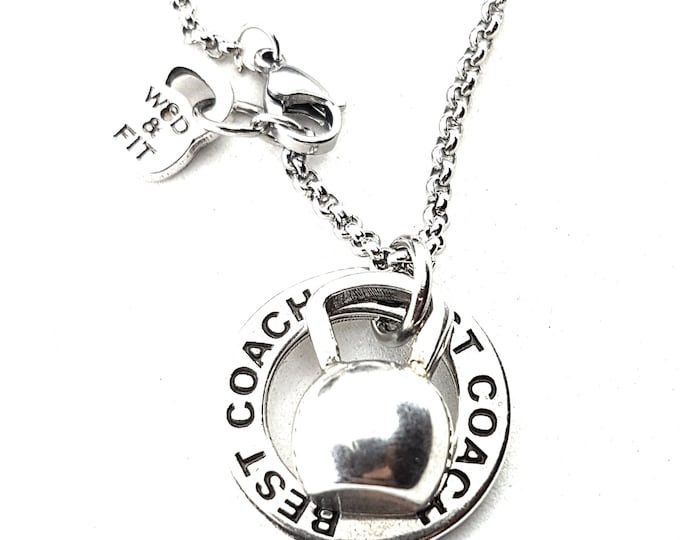 Gym Custom Necklace Ring Dips · Personalized Gift · Fitness Necklace · Girlfriend Gift · Gym Necklace · Mom gift · Dad Gift · GYM ·Wod & Fit