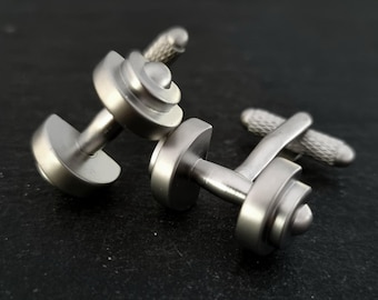 Dumbbell Cufflinks Matt Ideal Gifts for Men · Weddings, Birthdays Anniversaries ·  Perfect for Dad and Groomsmen · Gifts for Him · Wod & Fit