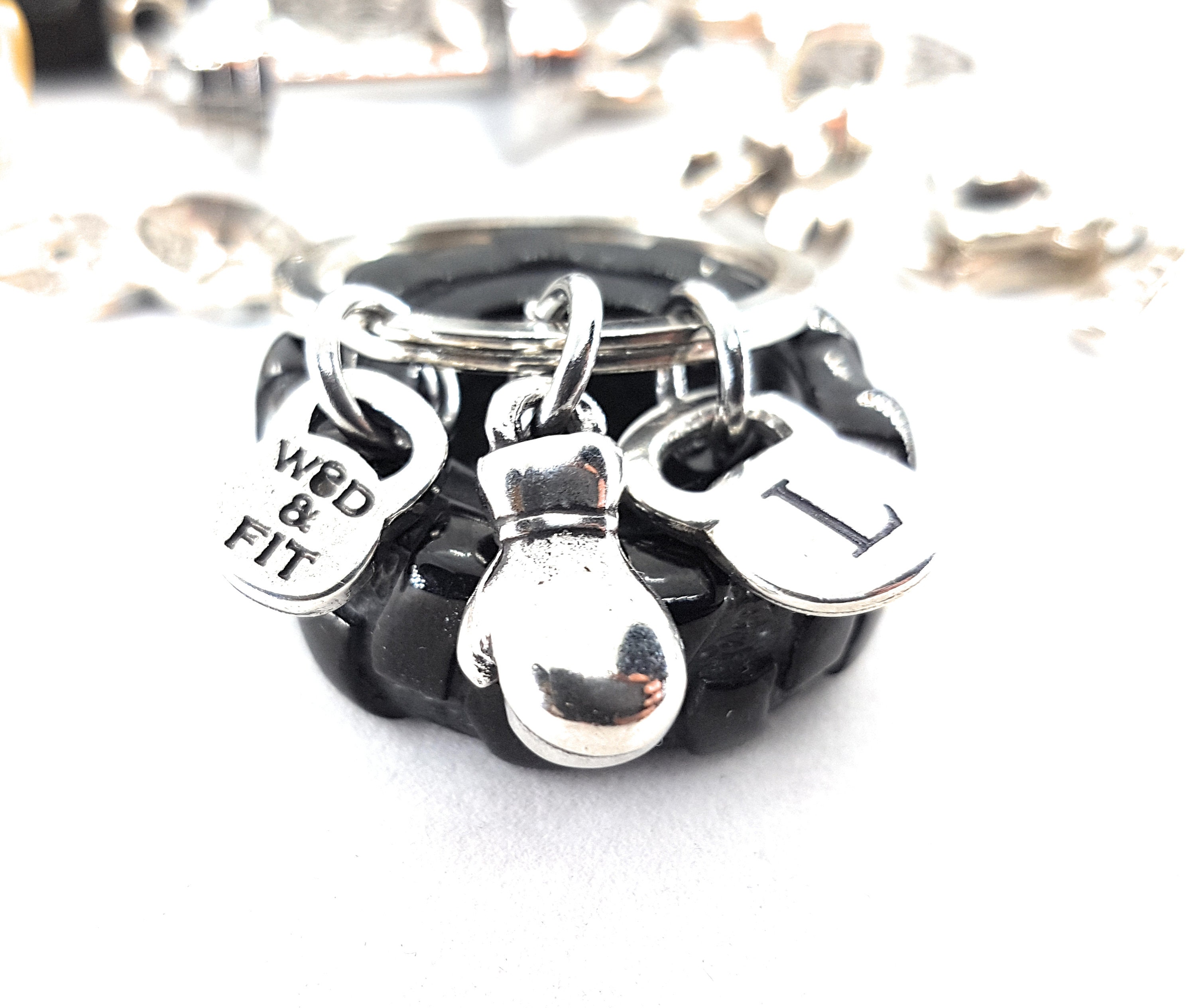 Boxing Custom Keyring Motivation Kettlebell Personalized Gift · MMA