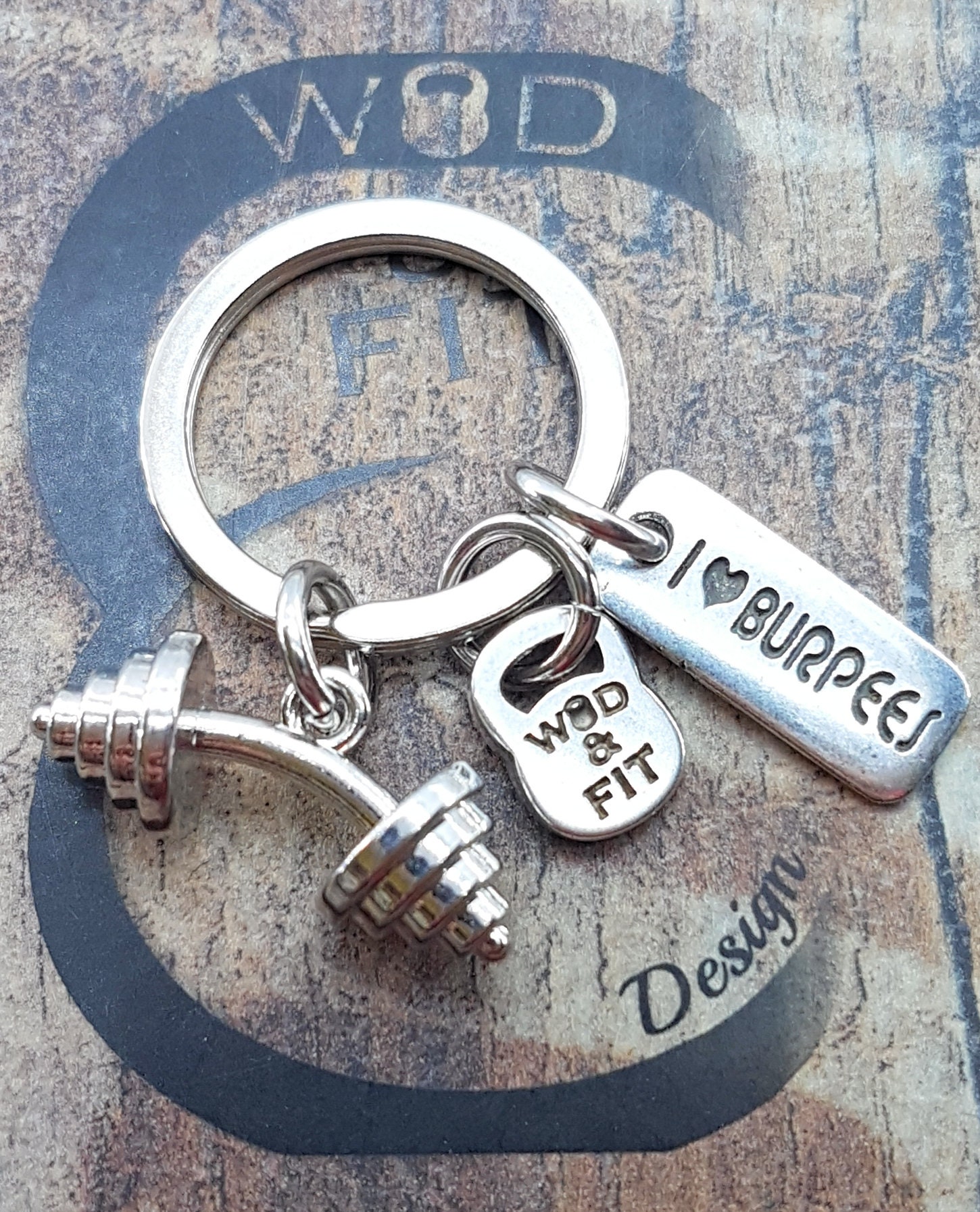 Llavero Pesas Nicole Workout Keychain Nicole Etsy