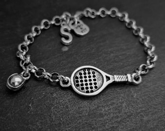 Customized Padel Tennis Jewelry - Ideal Gift for Active Padel Lovers - Gift for Padel · Gift for Padel Player ·Padle player Gift ·Wod & Fit