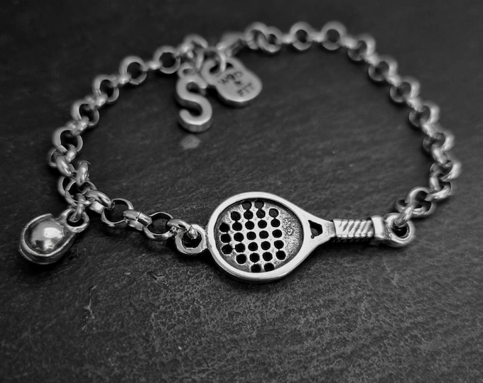 Customized Padel Tennis Jewelry - Ideal Gift for Active Padel Lovers - Gift for Padel · Gift for Padel Player ·Padle player Gift ·Wod & Fit