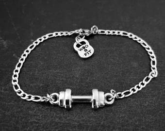 Gym Bracelet Barbell Bracelet Workout ·Gym Jewelry · Bodybuilding - Fitness Gifts  Gym Gifts · Personal Trainer · Crosstraining · Wod & Fit
