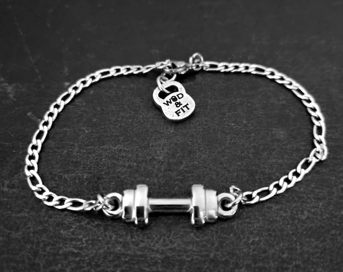 Gym Bracelet Barbell Bracelet Workout ·Gym Jewelry · Bodybuilding - Fitness Gifts  Gym Gifts · Personal Trainer · Crosstraining · Wod & Fit