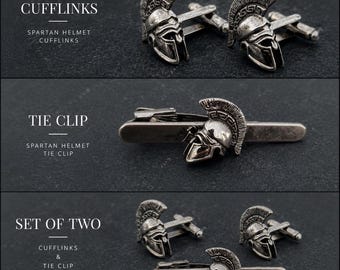 the 300 Spartans Cufflinks. Cufflinks for men - wedding cufflinks -Spartan Helmet - Cufflinks vintage- Spartan Gift- Spartan Race- Mens Gift
