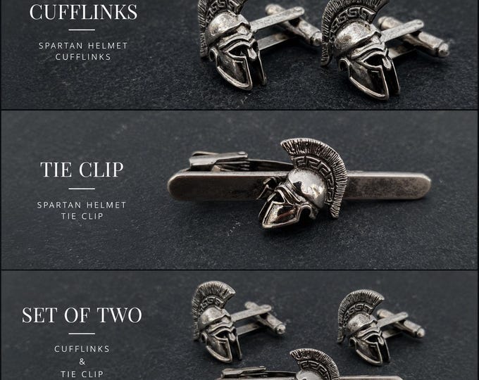 the 300 Spartans Cufflinks. Cufflinks for men - wedding cufflinks -Spartan Helmet - Cufflinks vintage- Spartan Gift- Spartan Race- Mens Gift