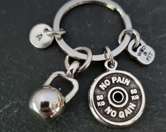 Gym Keyring Kettlebell Motivation Weight Plate · Birthday Gift · Gym Gift · Boyfriend Gift · Gift for Dad ·GYM · Coach Gift ·Sport·Wod & Fit