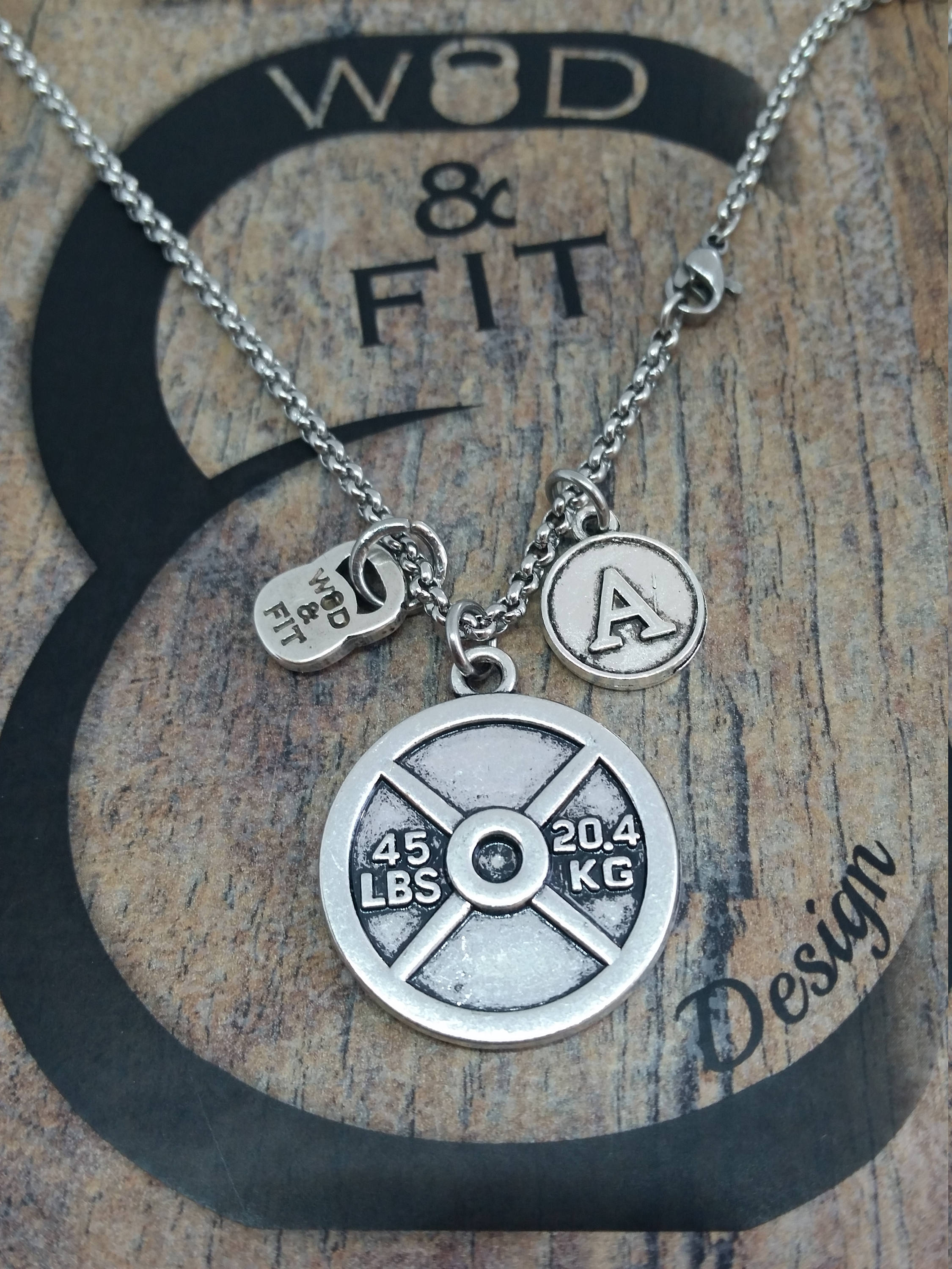 custom weight plate necklace