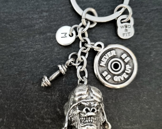 Gorilla Aviator Beast Mode Keychain · Personalized Gift · Gym gifts · Gym Motivation · Coach gift · Funny Gift · birthday gifts · Wod & Fit