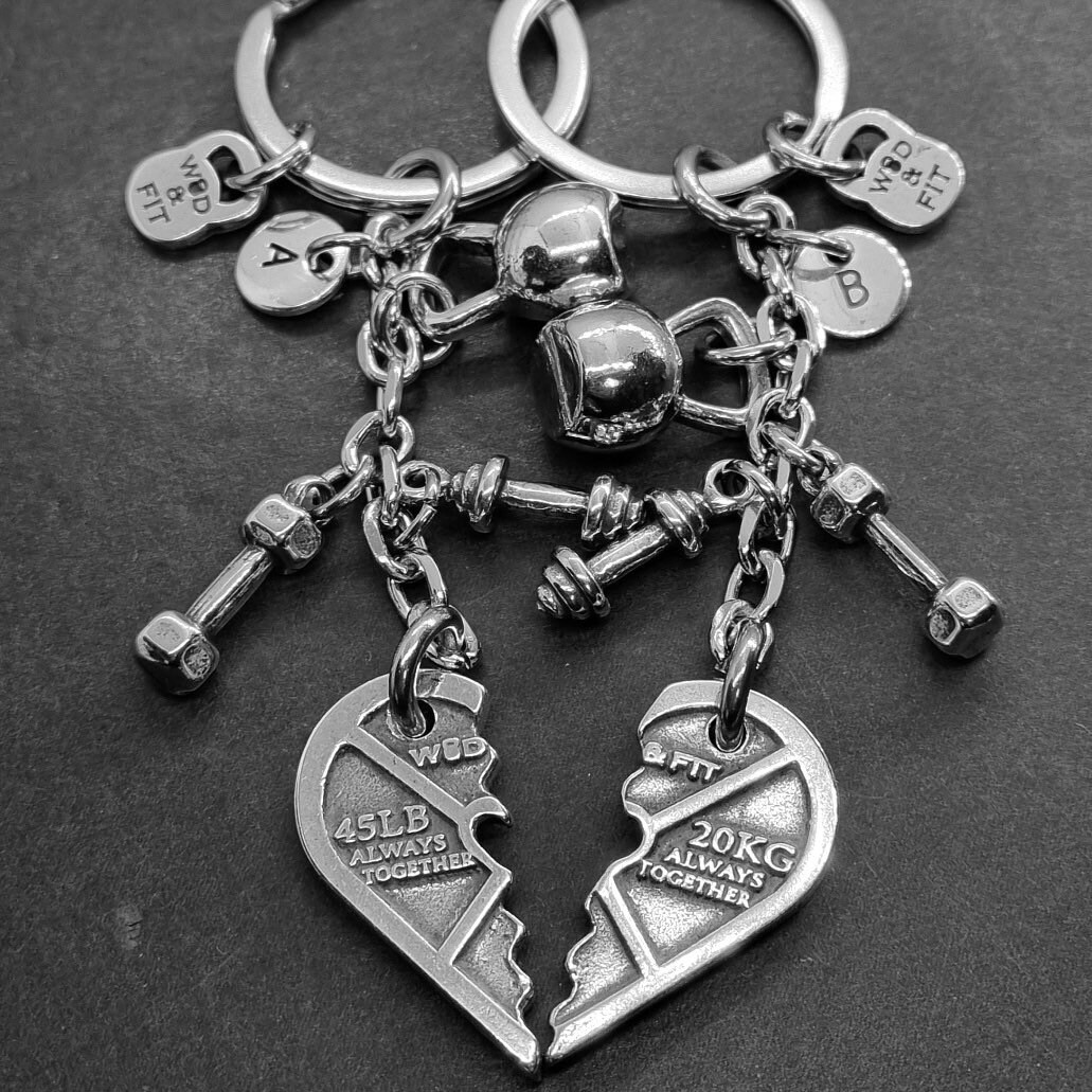 Matching Keychains for Couples❤️ Link in Bio #gym #wheyprotein