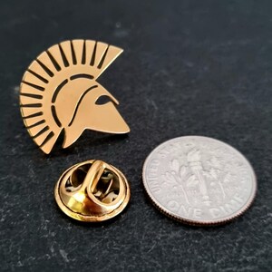 the 300 Spartans Pin - Spartan Lapel Pin - Spartan Brooch for men - Spartan Helmet - Warrior Pin for Jacket - Gift for dad · Veteran Gift image 6