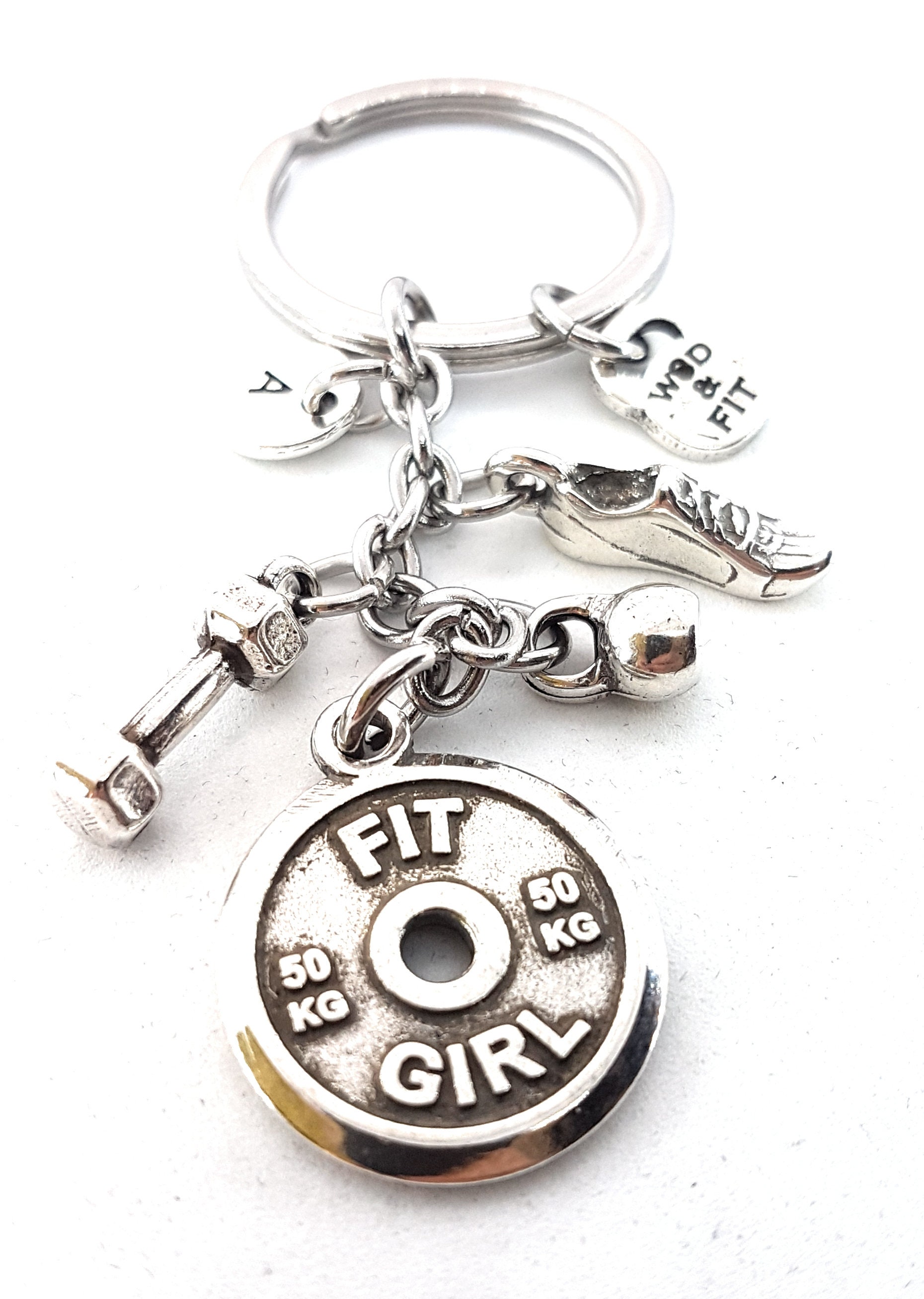 Gym Keychain FIT GIRL Gym Gifts · Custom gift · Bodybuilding · Workout
