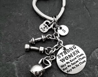 GYM Custom Keychain FITNESS Girl Gym Gifts · Workout Gifts · Power Girl · Fitness Gifts · Name Gift ·BFF Gift· Custom Gifts · Wod & Fit