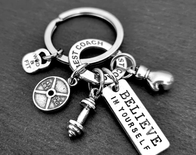 Personalised Boxing Keyring - Boxing Gloves Gift - Motivation Gift -Boxing- Personalised gift- Name Gift -Boxing Gifts- UFC Gift - Wod & Fit