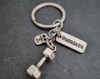 GYM Custom Keychain Feek Workout Motivation ·Bff Gifts · Girlfriend Gift · Name Keychain ·Boyfriend Gift · Coach Gifts · Gym Gift ·Wod & Fit