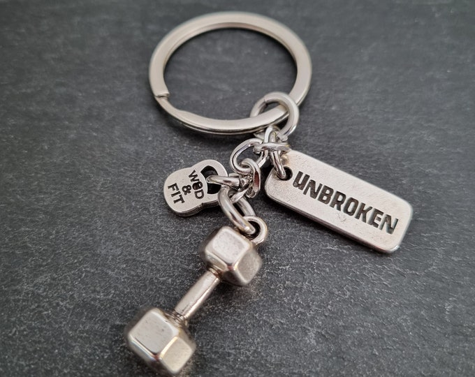 GYM Custom Keychain Feek Workout Motivation ·Bff Gifts · Girlfriend Gift · Name Keychain ·Boyfriend Gift · Coach Gifts · Gym Gift ·Wod & Fit