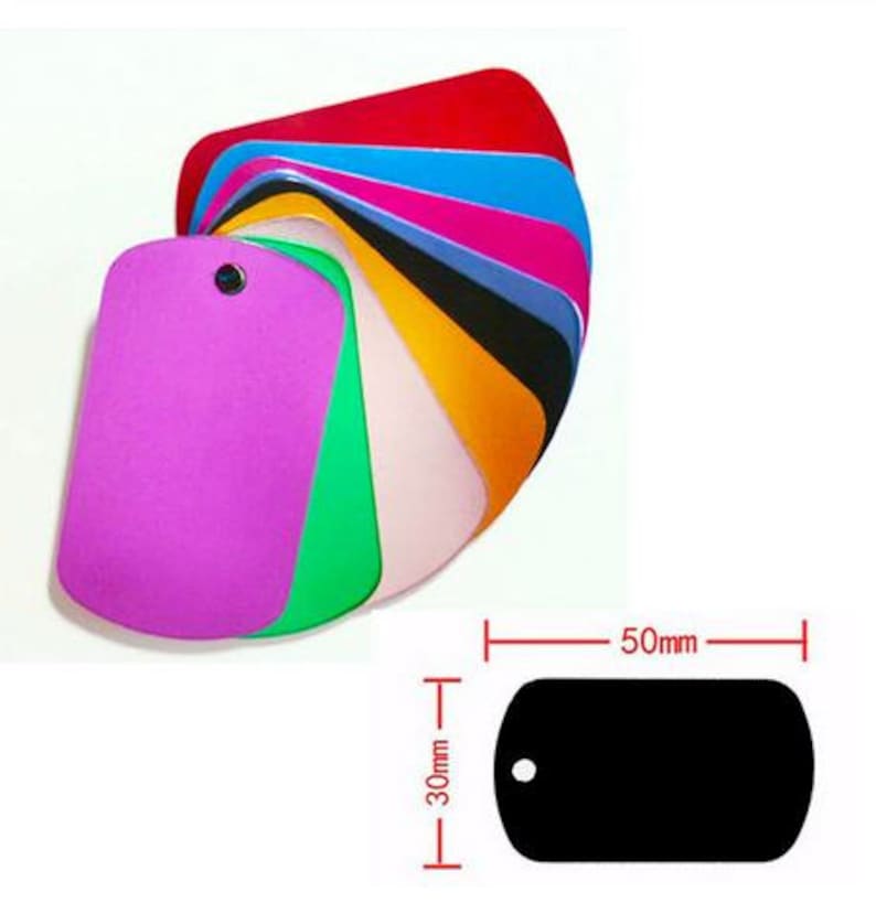 Medical Alert Set 3 Keychains Personalized Engraved Aluminum 50x30