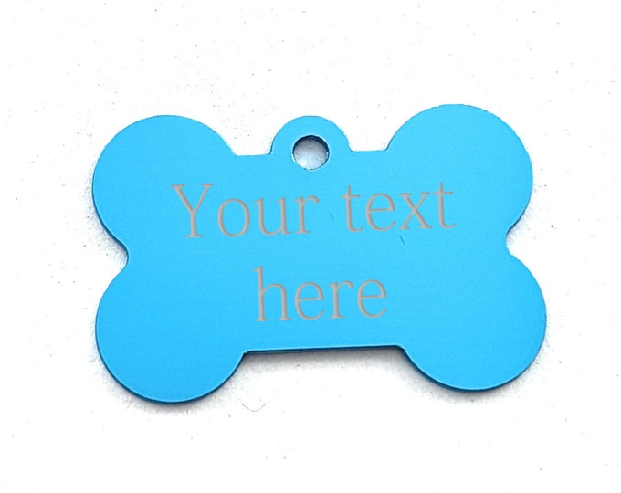 Bone Tag Medium Personalized Engraved Tag · Pet Tag · Id Tag · Name Pet Tag · Custom Dog Tag · dog tag for dogs · Pet id tags · cute dog tag