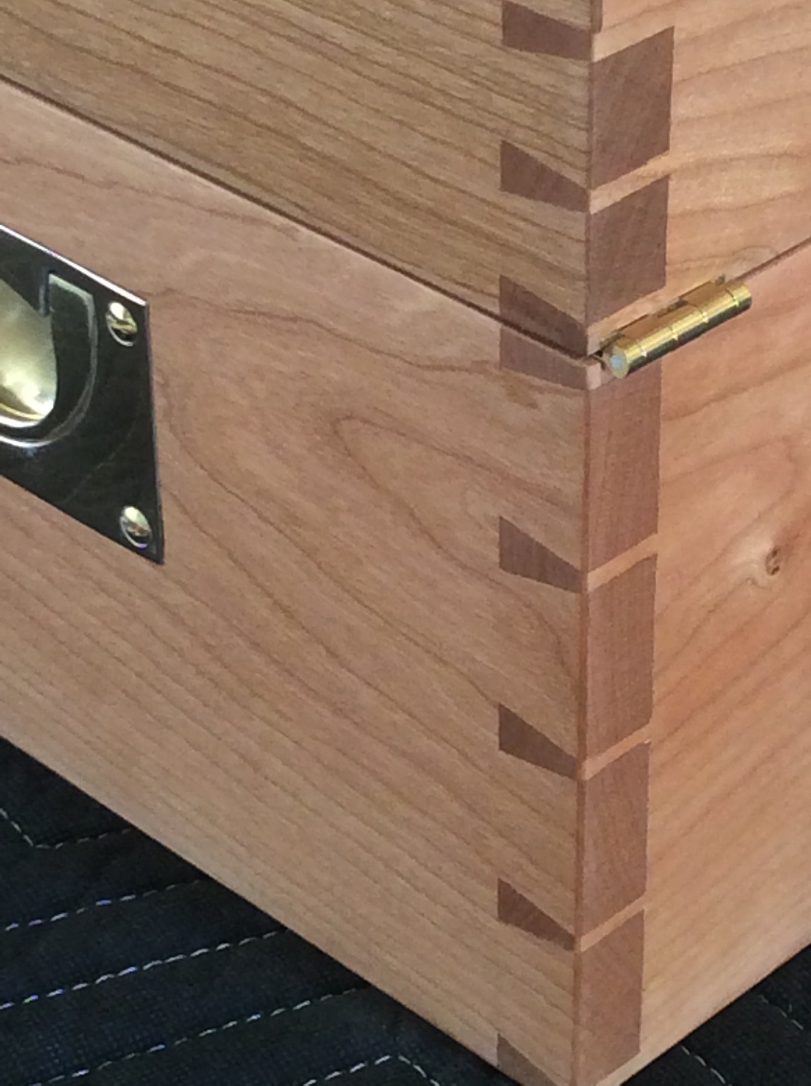 Handmade Dovetailed Cherry Jewelry Box, Locking Drawer, Two Trays - Etsy