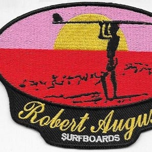 Vintage Surfing California Robert August Surfboards Huntington Beach, CA Promo Patch