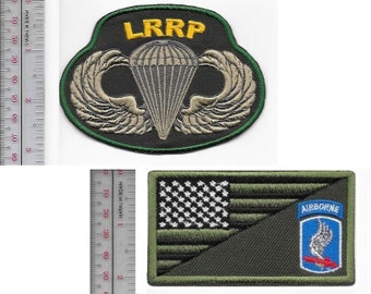 Army Vietnam 173rd Airborne Infantry Brigade & LRRP Patch