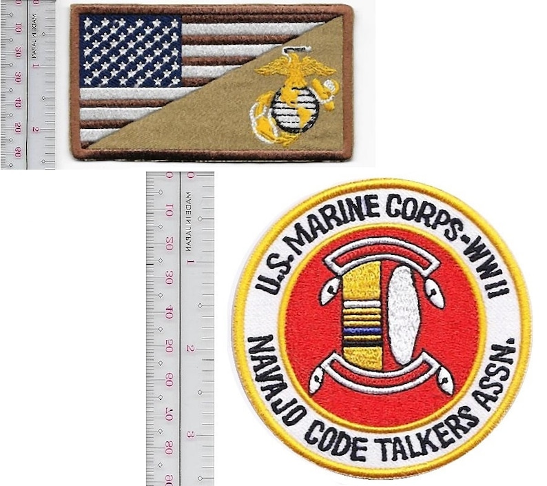 US Marine Corps USMC Flag & Navajo Code Talkers Association Etsy