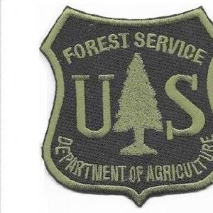 Firefighter Forest Fire & Wildland Fire Crew National Forest 2.5in Patch
