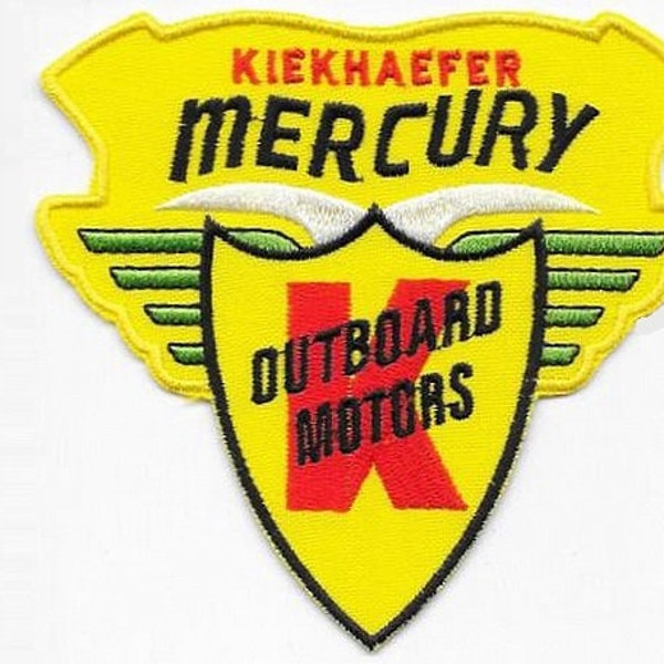 Vintage Outboard Motor Kiekhaefer Mercury Marine Outboard Motors Fond du Lac, Wisconsin Patch