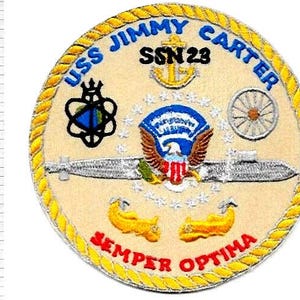 Marine américaine USS Jimmy Carter SSN 23 sous-marin de classe Seawolf Sub Semper Optima