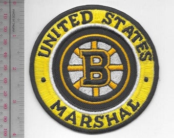 US Marshal Service USMS Massachusetts Boston Field Office & Bruins Promo Patch