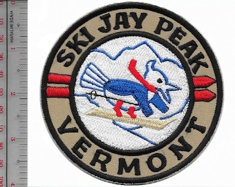 Jay Peak Vermont Ski Snowboard Sticker Made From Image Of Vintage Ski Patch 