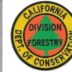 Hot Shot Wildland Fire Crew California CDF Department Conservation Dept of Forestry Patch
