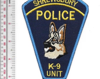 K-9 Police Massachusetts Shrewsbury Police Department Canine Unit Officer & Dog