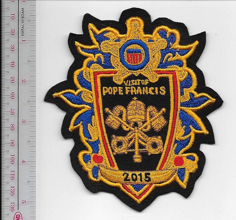 US Secret Service USSS Visit of Pope Francis 2015 Philadelphia, Washington DC & New York City black felt image 1