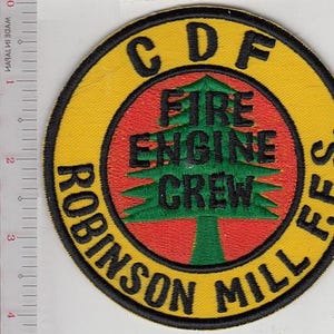 Hot Shot Wildland Fire Crew California CDF Robinson Forest Fire Station Engine
